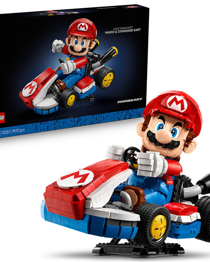 LEGO® Super Mario™: Mario Kart™ – Mario & Standard Kart, Collectible Model 72037