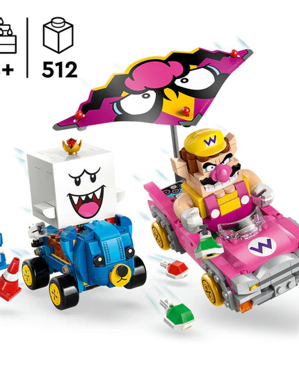 LEGO® Super Mario™: Mario Kart™ – Wario & King Boo Figures and 2 Karts 72038