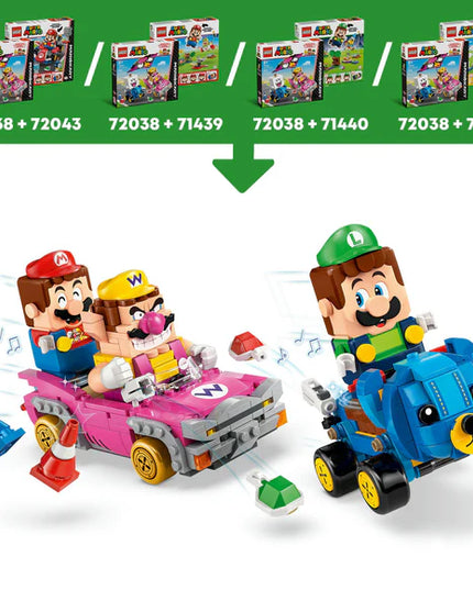 LEGO® Super Mario™: Mario Kart™ – Wario & King Boo Figures and 2 Karts 72038