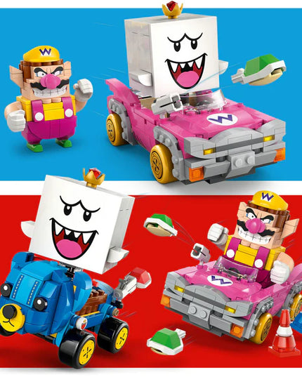 LEGO® Super Mario™: Mario Kart™ – Wario & King Boo Figures and 2 Karts 72038