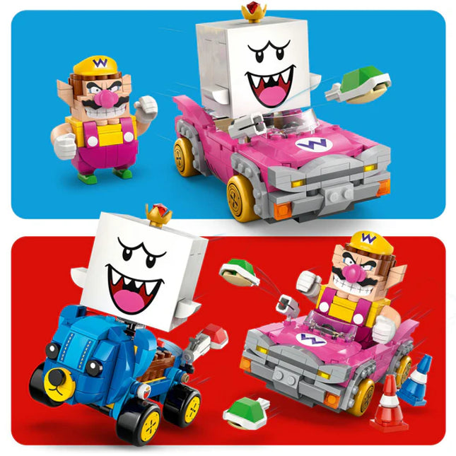 LEGO® Super Mario™: Mario Kart™ – Wario & King Boo Figures and 2 Karts 72038