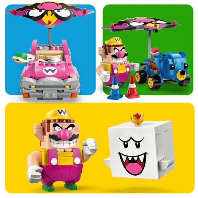 LEGO® Super Mario™: Mario Kart™ – Wario & King Boo Figures and 2 Karts 72038