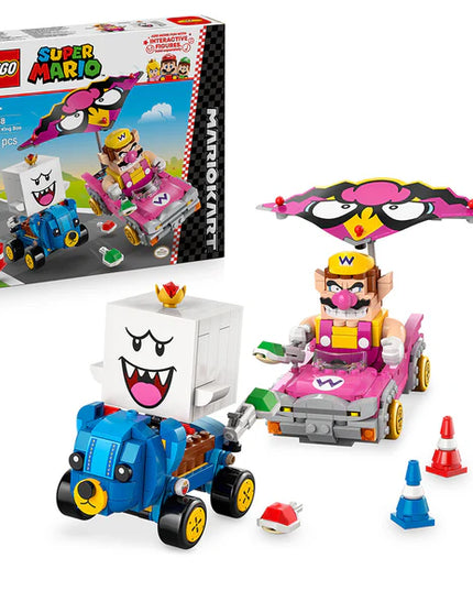 LEGO® Super Mario™: Mario Kart™ – Wario & King Boo Figures and 2 Karts 72038