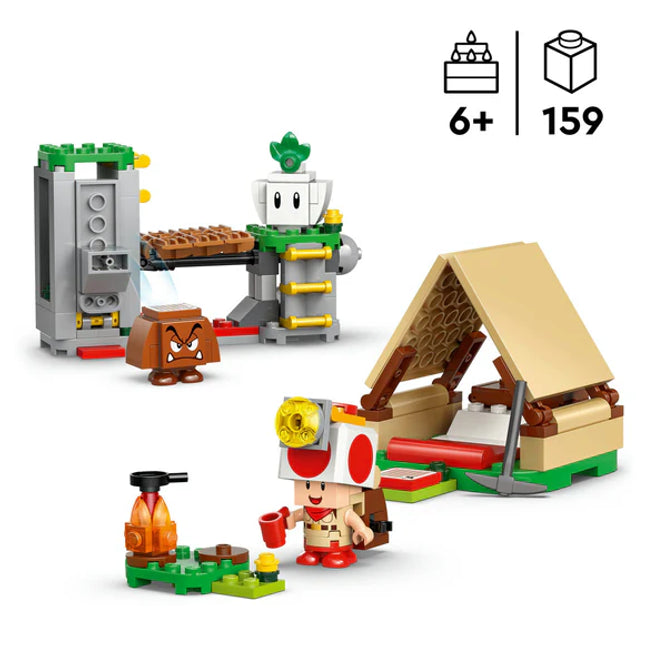 LEGO® Super Mario™ Captain Toad’s Camp Toy for Boys, Girls and Any Fans 72040