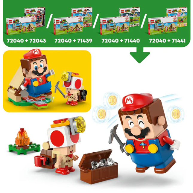 LEGO® Super Mario™ Captain Toad’s Camp Toy for Boys, Girls and Any Fans 72040