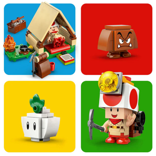 LEGO® Super Mario™ Captain Toad’s Camp Toy for Boys, Girls and Any Fans 72040
