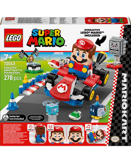 LEGO® Super Mario™: Mario Kart™ – Interactive LEGO® Mario™ & Standard Kart 72043