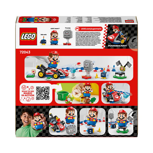 LEGO® Super Mario™: Mario Kart™ – Interactive LEGO® Mario™ & Standard Kart 72043