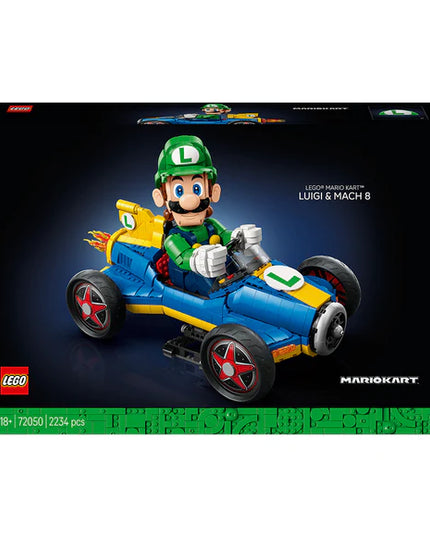 LEGO® Super Mario™: Mario Kart™ – Luigi & Mach 8, Collectible Model 72050