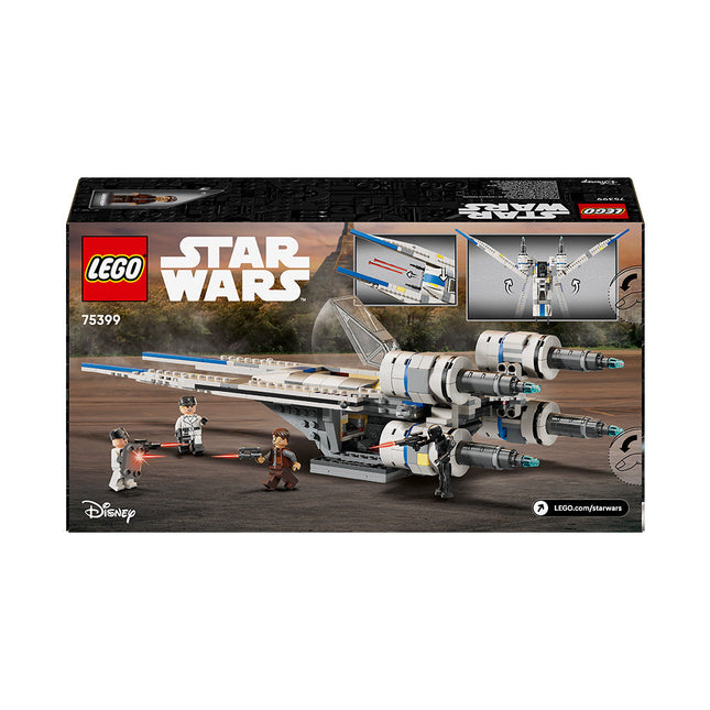 LEGO® Star Wars: Andor™ Rebel U-Wing Starfighter™ Buildable Vehicle Model 75399