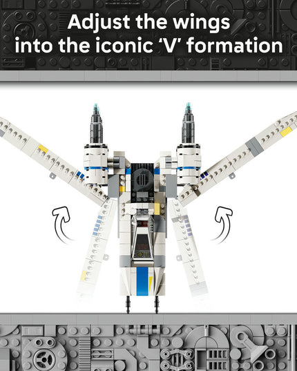 LEGO® Star Wars: Andor™ Rebel U-Wing Starfighter™ Buildable Vehicle Model 75399