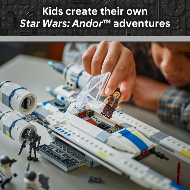 LEGO® Star Wars: Andor™ Rebel U-Wing Starfighter™ Buildable Vehicle Model 75399