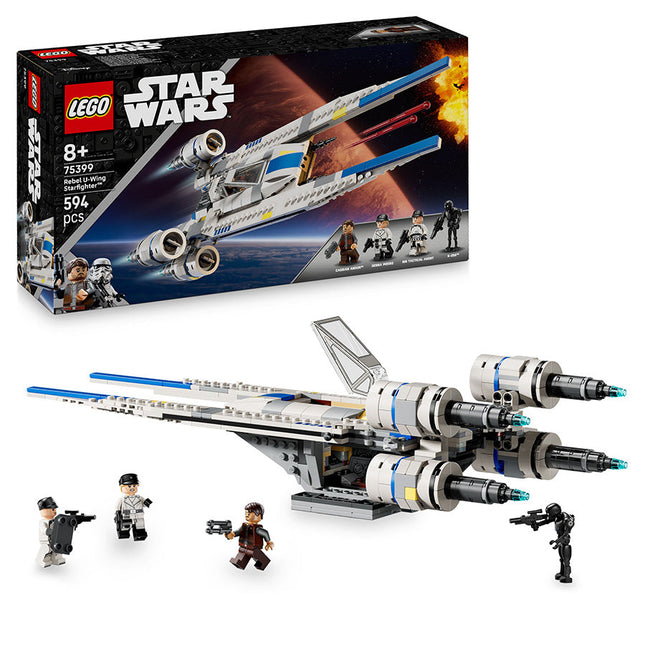 LEGO® Star Wars: Andor™ Rebel U-Wing Starfighter™ Buildable Vehicle Model 75399