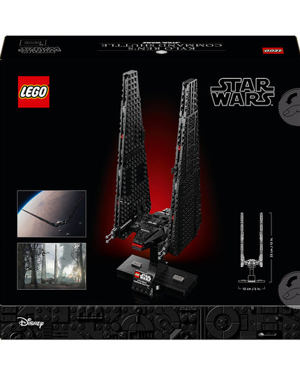 LEGO® Star Wars™ Kylo Ren’s Command Shuttle, Buildable Starship Model Kit 75406