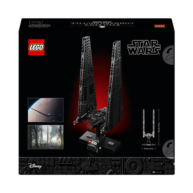 LEGO® Star Wars™ Kylo Ren’s Command Shuttle, Buildable Starship Model Kit 75406