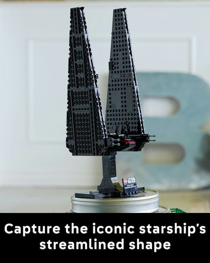 LEGO® Star Wars™ Kylo Ren’s Command Shuttle, Buildable Starship Model Kit 75406