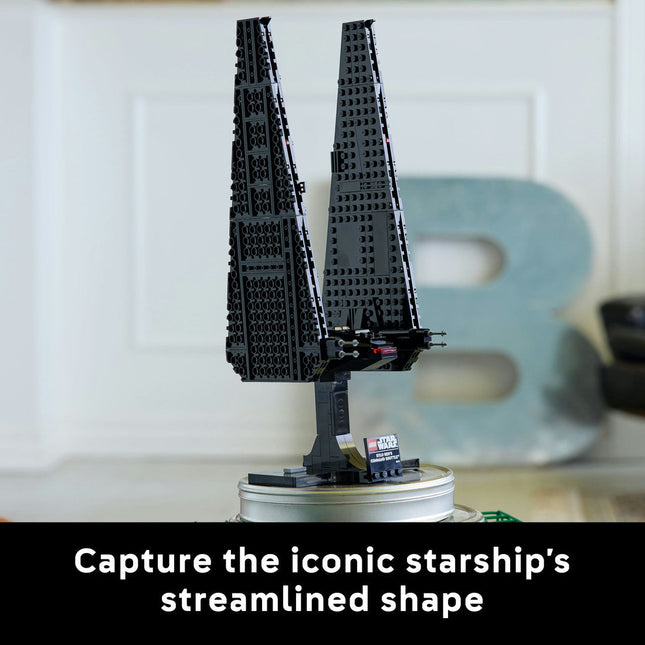 LEGO® Star Wars™ Kylo Ren’s Command Shuttle, Buildable Starship Model Kit 75406