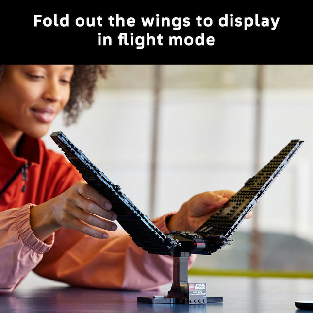 LEGO® Star Wars™ Kylo Ren’s Command Shuttle, Buildable Starship Model Kit 75406