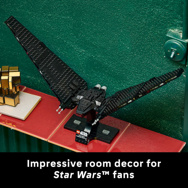 LEGO® Star Wars™ Kylo Ren’s Command Shuttle, Buildable Starship Model Kit 75406