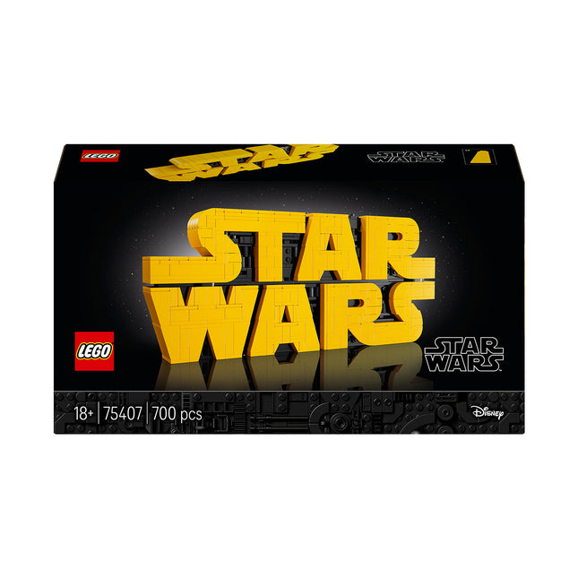 LEGO® Star Wars™ Brick-Built Star Wars Logo Sign 75407