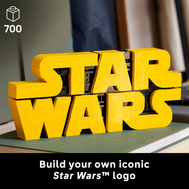 LEGO® Star Wars™ Brick-Built Star Wars Logo Sign 75407