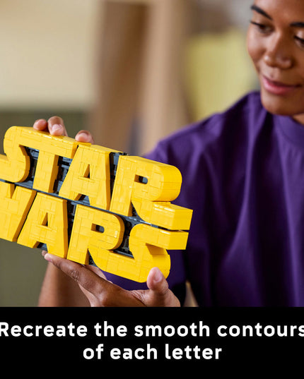 LEGO® Star Wars™ Brick-Built Star Wars Logo Sign 75407
