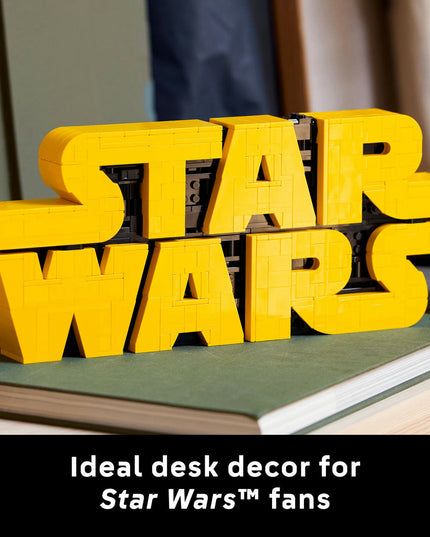 LEGO® Star Wars™ Brick-Built Star Wars Logo Sign 75407