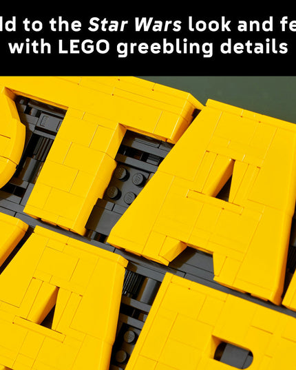 LEGO® Star Wars™ Brick-Built Star Wars Logo Sign 75407