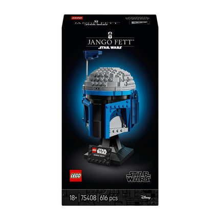 LEGO¬Æ Star Wars‚Ñ¢ Jango Fett‚Ñ¢ Helmet, Buildable Model Kit for Adults 75408