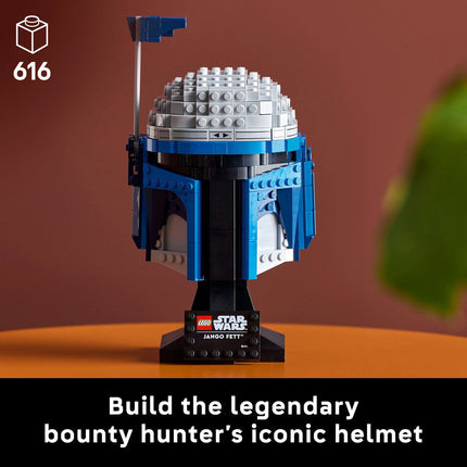 LEGO¬Æ Star Wars‚Ñ¢ Jango Fett‚Ñ¢ Helmet, Buildable Model Kit for Adults 75408