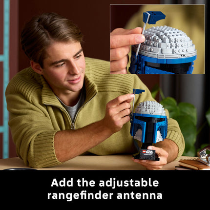 LEGO¬Æ Star Wars‚Ñ¢ Jango Fett‚Ñ¢ Helmet, Buildable Model Kit for Adults 75408