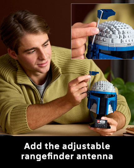LEGO® Star Wars™ Jango Fett™ Helmet, Buildable Model Kit for Adults 75408