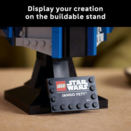 LEGO¬Æ Star Wars‚Ñ¢ Jango Fett‚Ñ¢ Helmet, Buildable Model Kit for Adults 75408