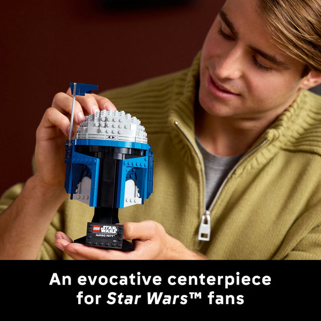 LEGO® Star Wars™ Jango Fett™ Helmet, Buildable Model Kit for Adults 75408