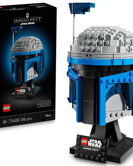 LEGO® Star Wars™ Jango Fett™ Helmet, Buildable Model Kit for Adults 75408
