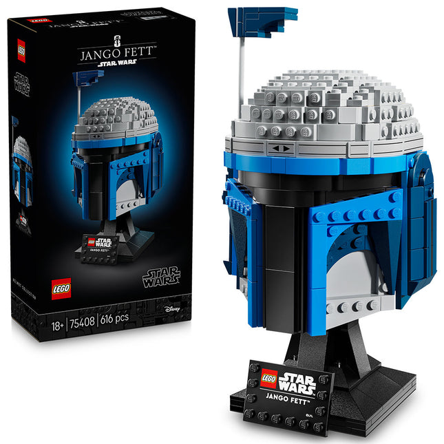 LEGO® Star Wars™ Jango Fett™ Helmet, Buildable Model Kit for Adults 75408