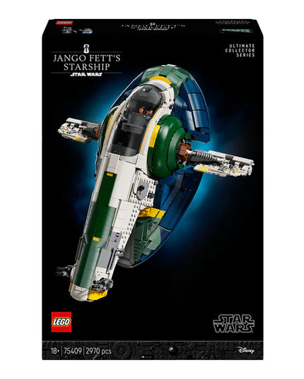 LEGO® Star Wars™ Jango Fett’s Firespray-Class Starship Display Set 75409