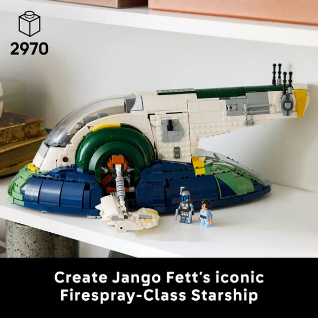 LEGO® Star Wars™ Jango Fett’s Firespray-Class Starship Display Set 75409
