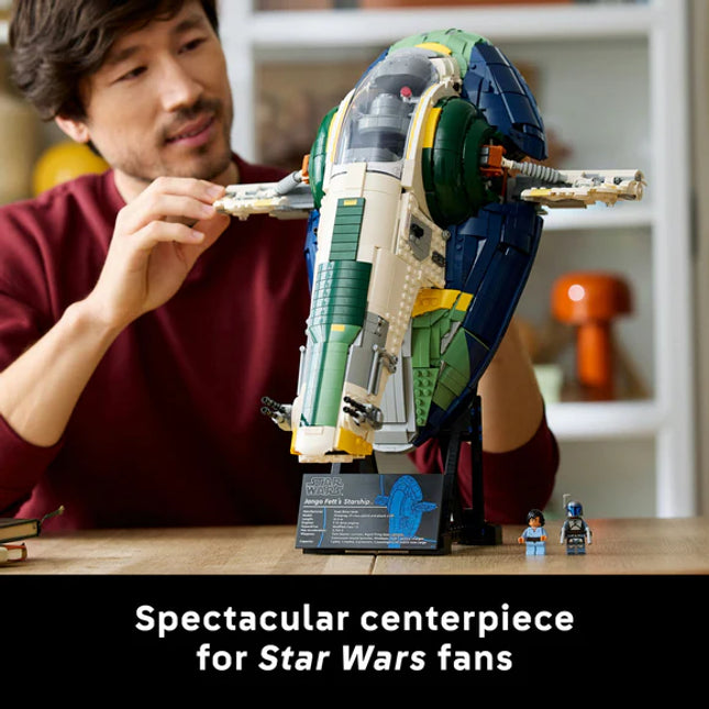 LEGO® Star Wars™ Jango Fett’s Firespray-Class Starship Display Set 75409