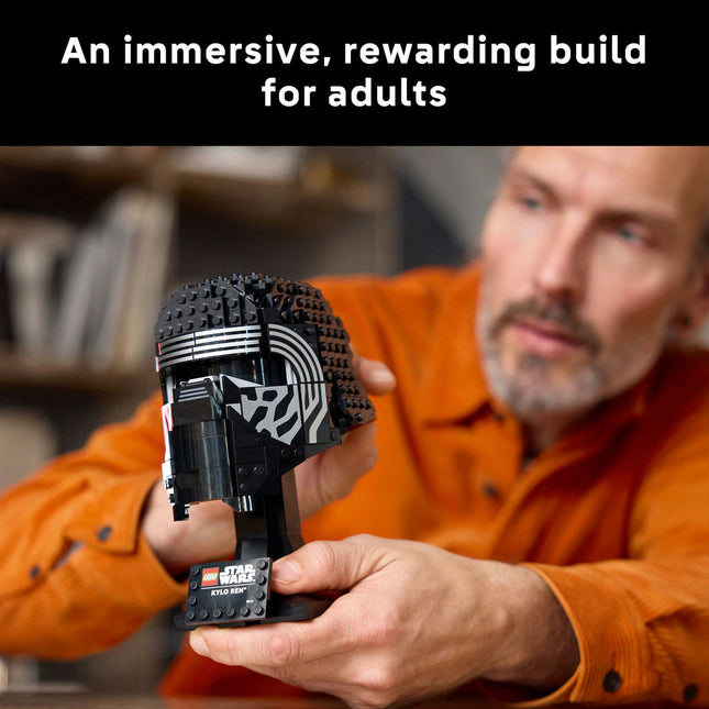 LEGO® Star Wars™ Kylo Ren™ Helmet, Buildable Model Kit for Adults 75415