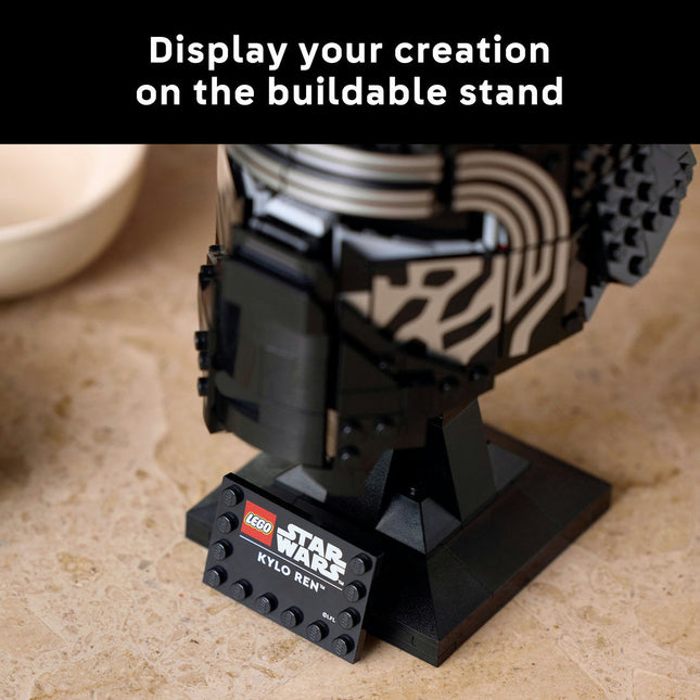 LEGO® Star Wars™ Kylo Ren™ Helmet, Buildable Model Kit for Adults 75415