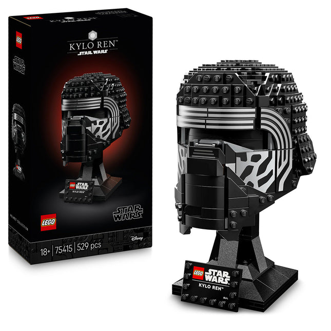 LEGO® Star Wars™ Kylo Ren™ Helmet, Buildable Model Kit for Adults 75415