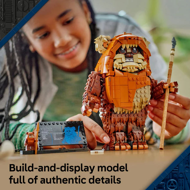 LEGO® Star Wars: Return of the Jedi™ Wicket the Ewok™, Buildable Model Kit 75430
