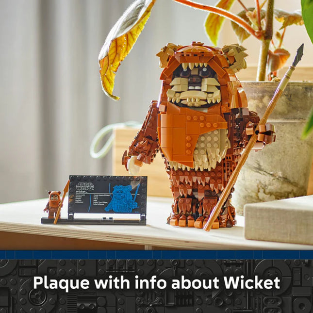 LEGO® Star Wars: Return of the Jedi™ Wicket the Ewok™, Buildable Model Kit 75430