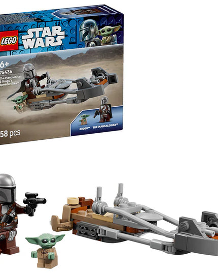 LEGO® Star Wars™ Star Wars The Mandalorian & Grogu's Speeder Bike 75436