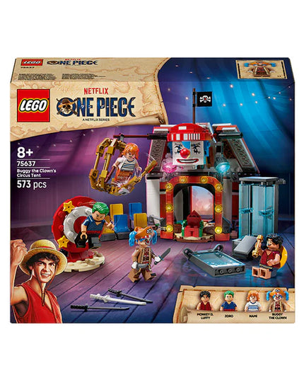 LEGO® ONE PIECE Buggy the Clown’s Circus Tent Model Building Kit 75637