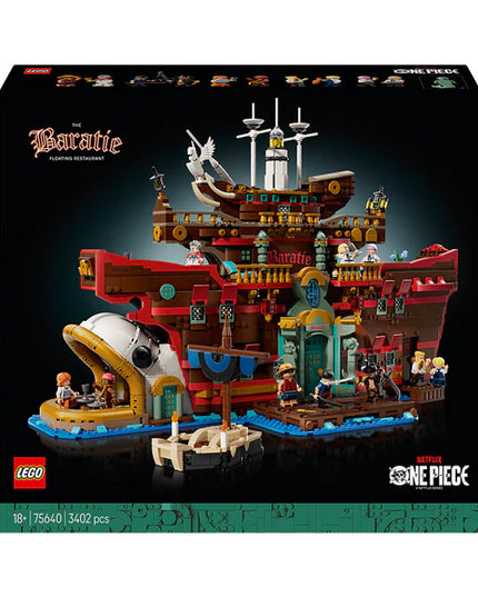 LEGO® ONE PIECE The Baratie Floating Restaurant, Anime Gift Model Kit 75640