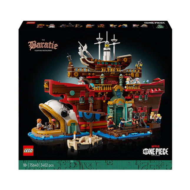 LEGO® ONE PIECE The Baratie Floating Restaurant, Anime Gift Model Kit 75640