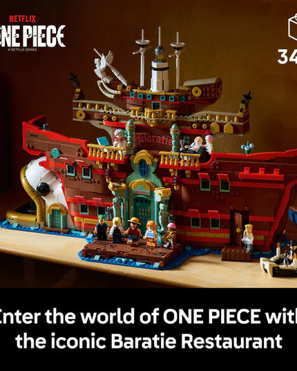 LEGO® ONE PIECE The Baratie Floating Restaurant, Anime Gift Model Kit 75640