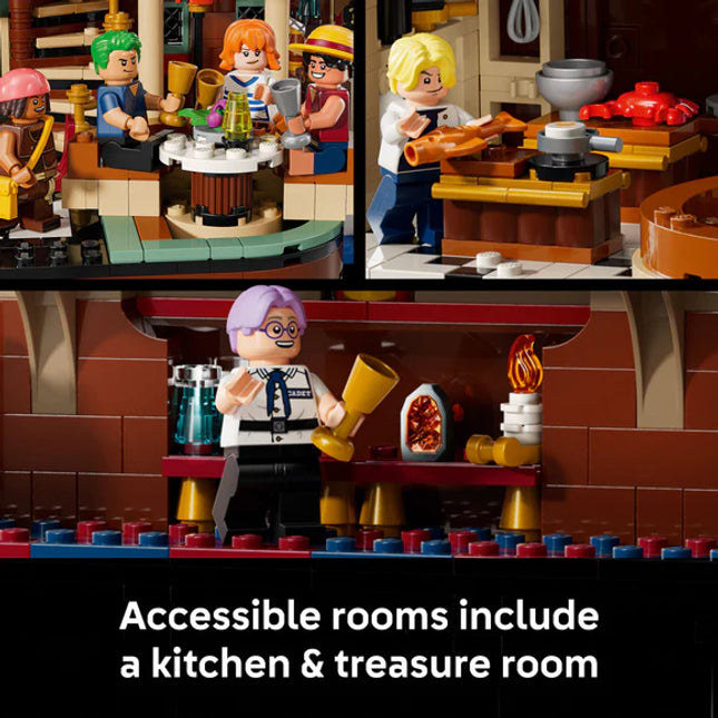 LEGO® ONE PIECE The Baratie Floating Restaurant, Anime Gift Model Kit 75640